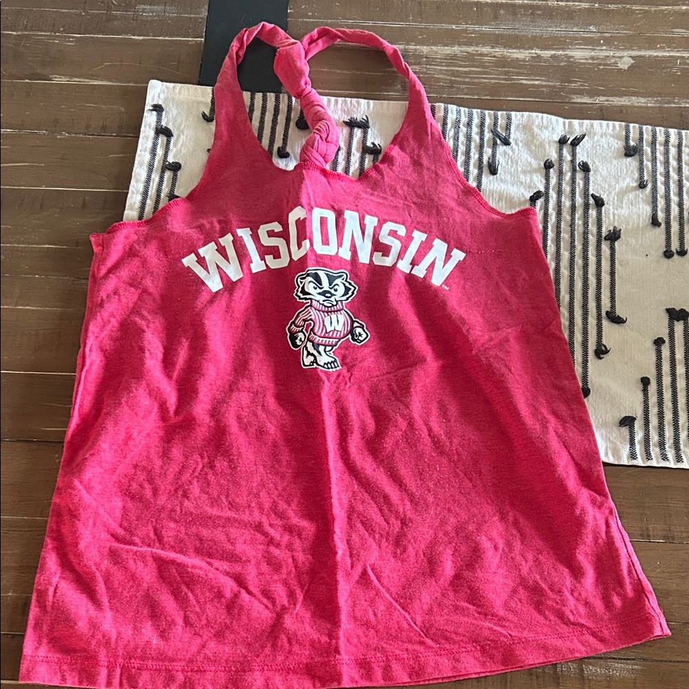 Wisconsin Badgers Red Tank Top